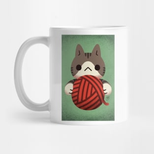 (Greeting Card) Yarn Kitty - Tabby Mug